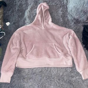 Light Pink Arizona Jean Co. Cropped Womens Hoodie